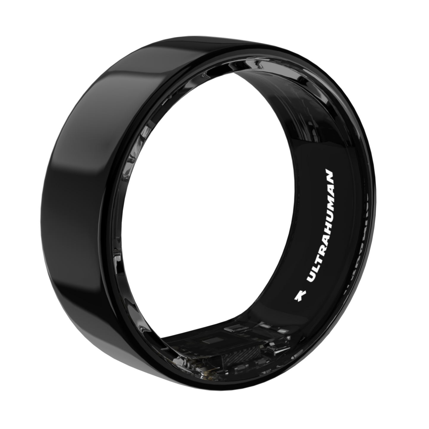 Ultrahuman Ring Air Aster Black in Nahaufnahme – smart ring elegantes Design mit 2,4 Gramm Gewicht