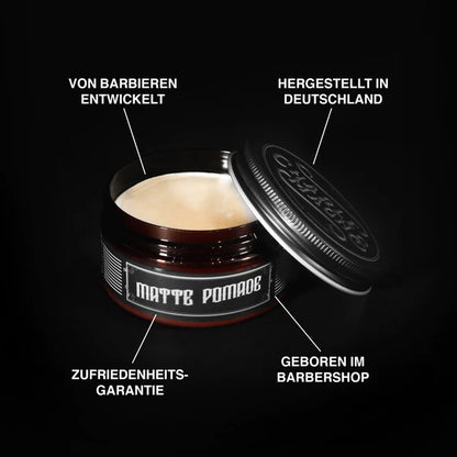 Charlemagne Matt Pomade -  Leather -  100ml