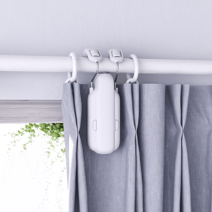 SwitchBot Curtain "Rod 3" White (Weiß) – Smarter Gardinenmotor für Gardinenstangen