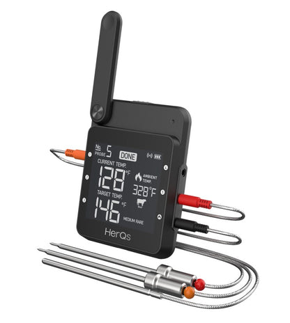 HerQs Professional - smartes Profi Koch- & Grillthermometer