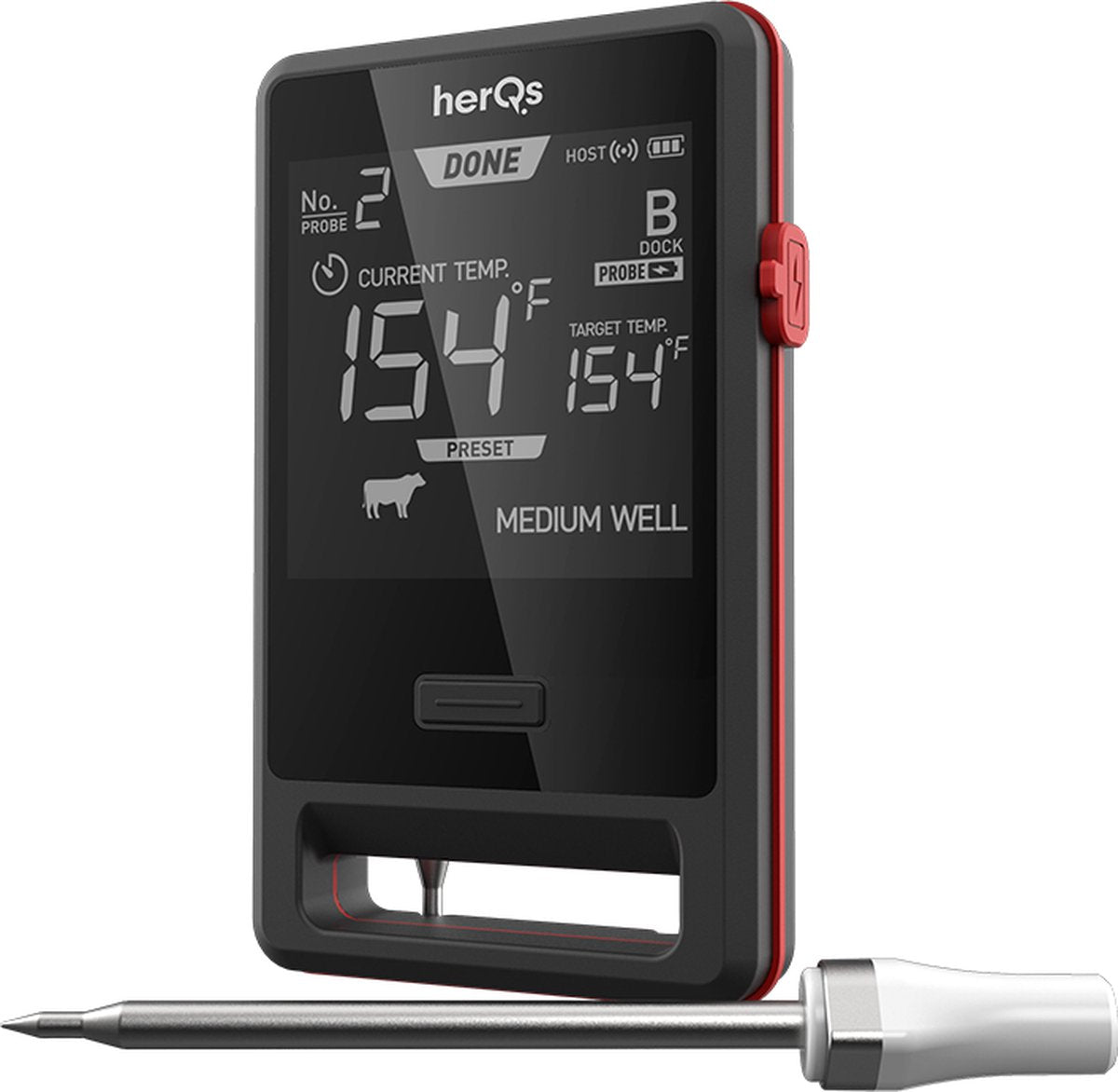 HerQs Pin Pro - das smarteste Grillthermometer