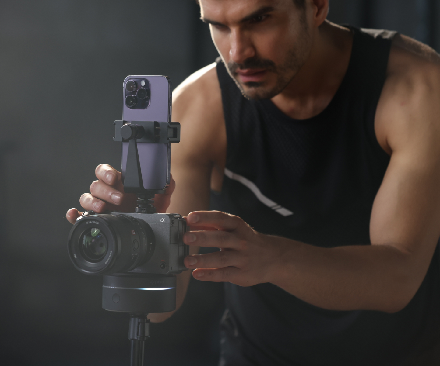 Pivo Max - tripod with high-speed auto tracking, multimedia