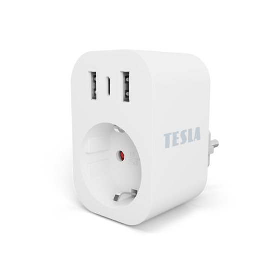 TESLA Smart Plug 3-fach USB - intelligente Steckdose