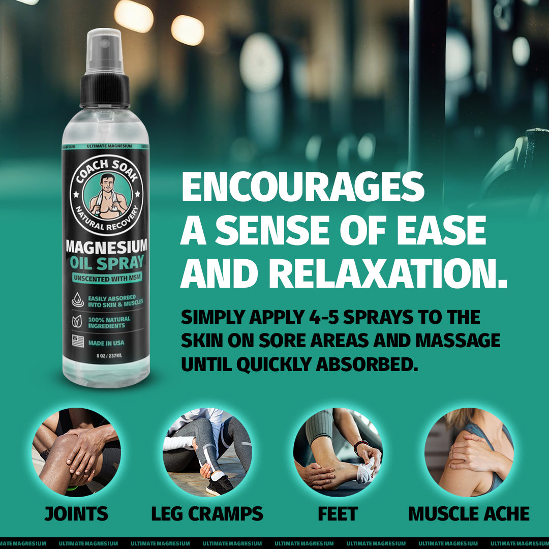 Coach Soak Recovery Magnesiumöl-Spray