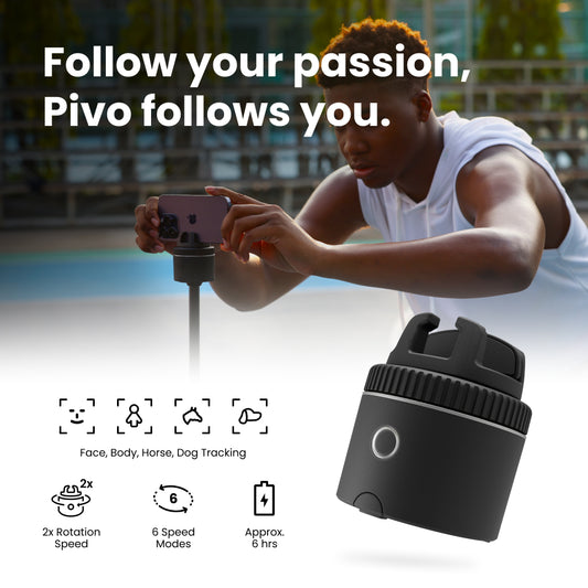 Pivo Pod - smartphone tripod with high-speed auto tracking 