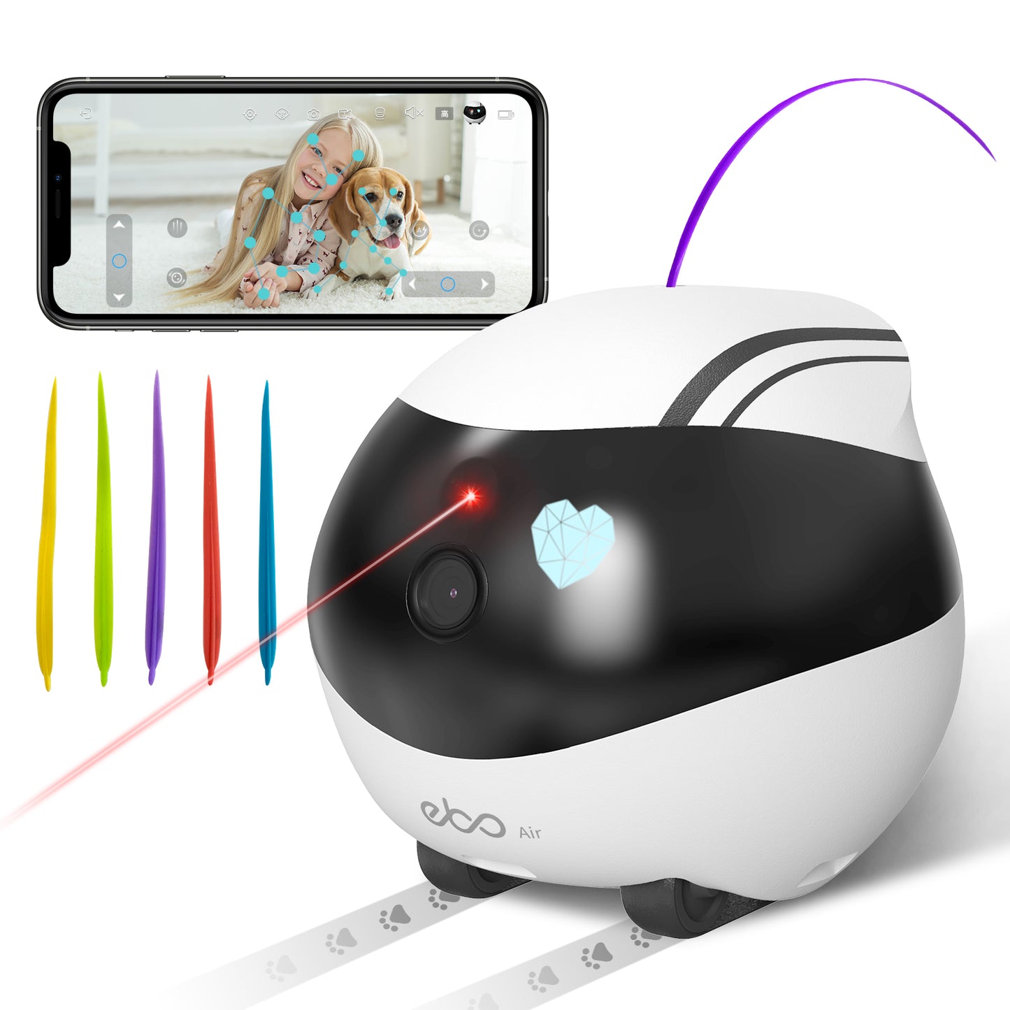 Enabot Ebo Air - interactive AI pet camera