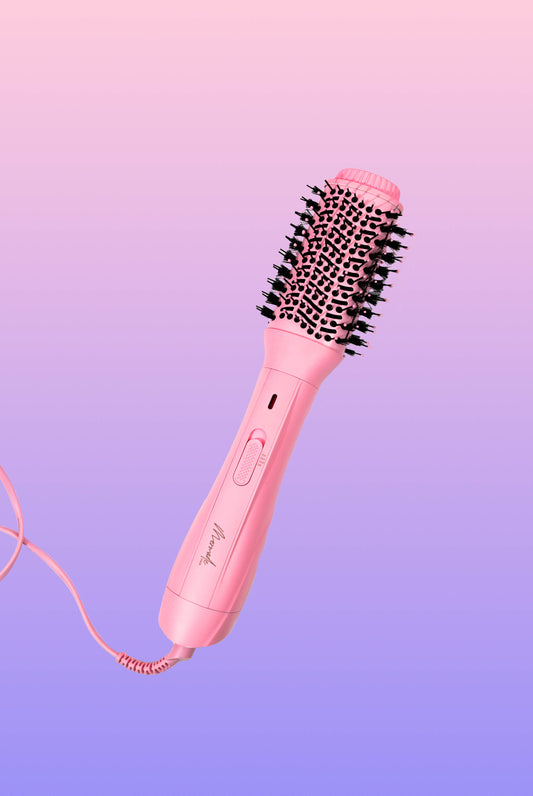 Mermade Hair Blow Dry Brush Pink - blow dryer brush