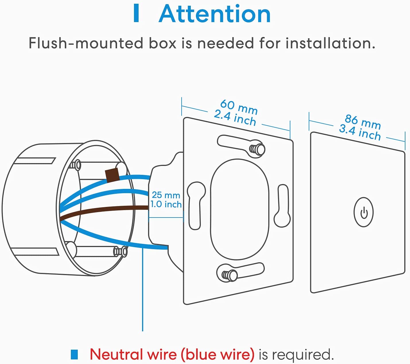 Meross Smart Two Way Light Switch - smarter Lichtschalter