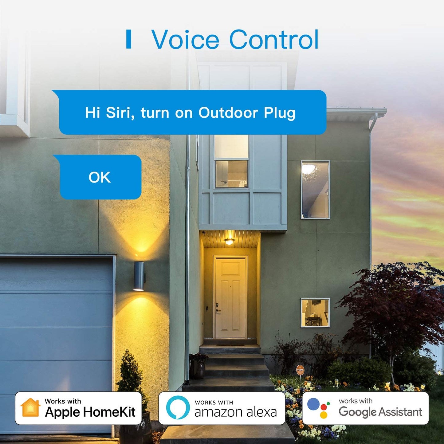 Meross Smart Wi-Fi Indoor/Outdoor Plug - smarter Stecker mit App-Steuerung