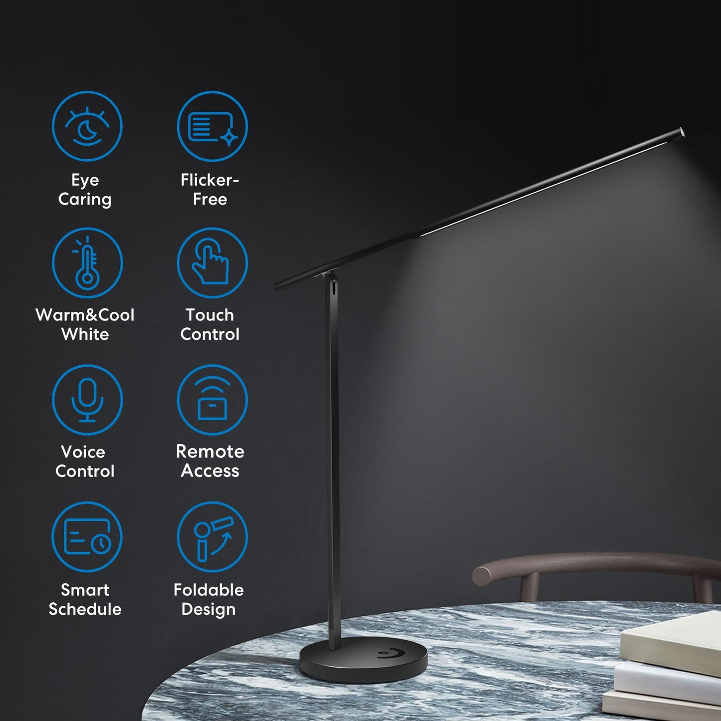 Meross Smart Wi-Fi Desk Lamp - smarte Schreibtischlampe