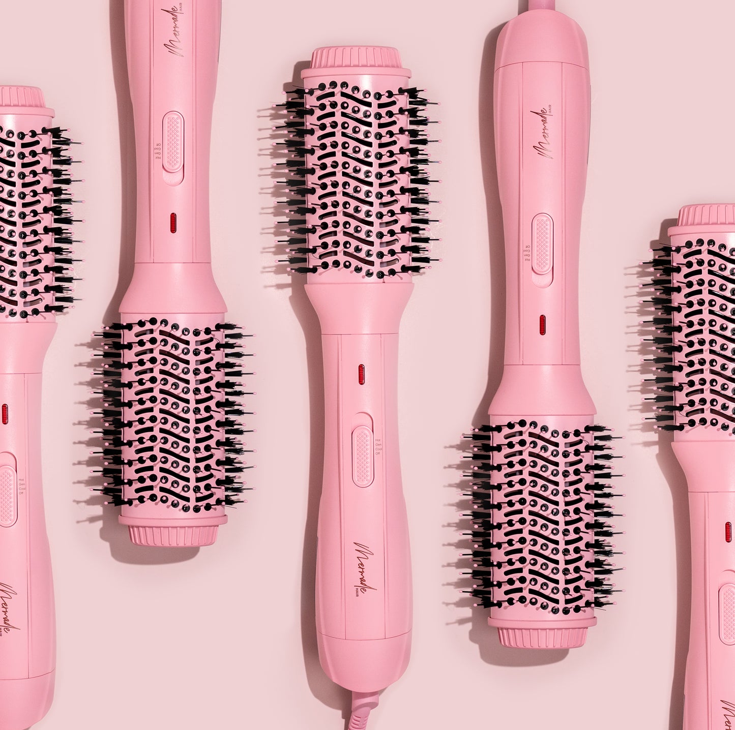 Mermade Hair Blow Dry Brush Pink - blow dryer brush