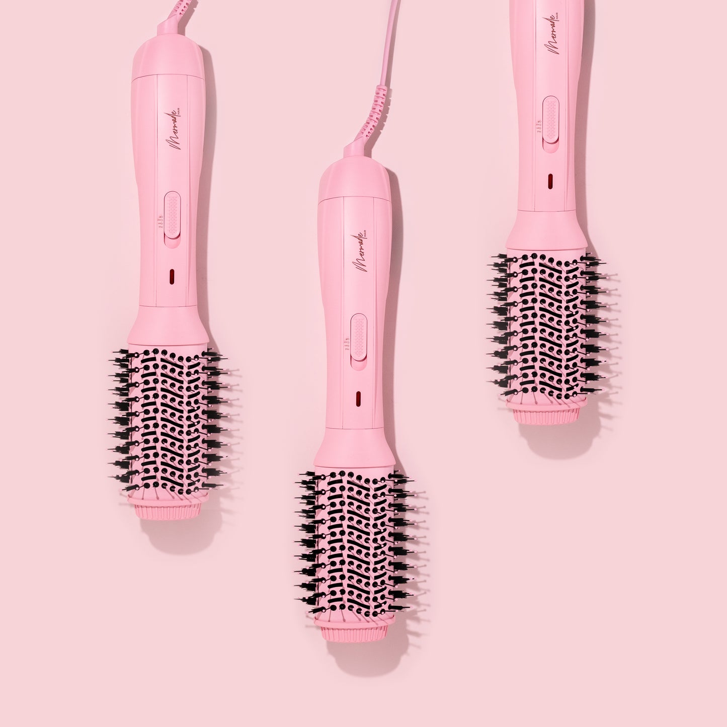 Mermade Hair Blow Dry Brush Pink - blow dryer brush