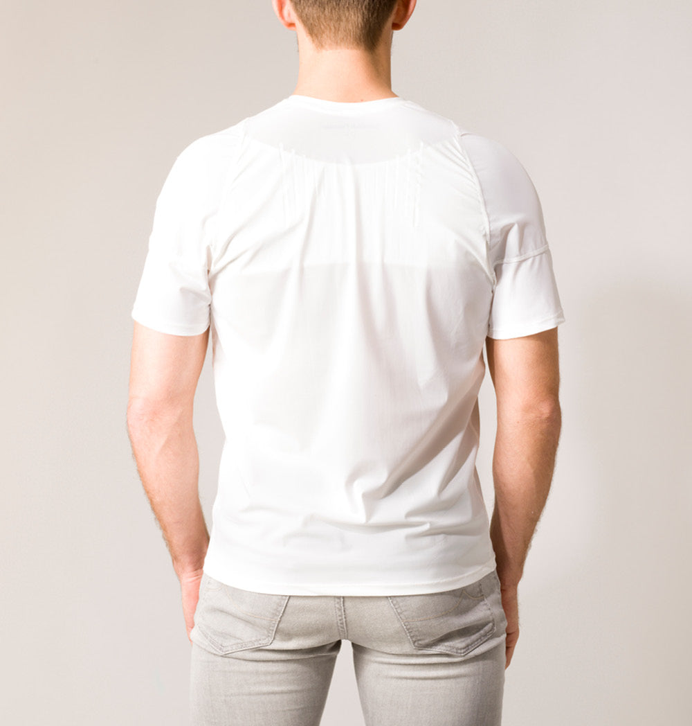 REMINDER POSTURE T-SHIRT MAN - reminds you of an upright posture