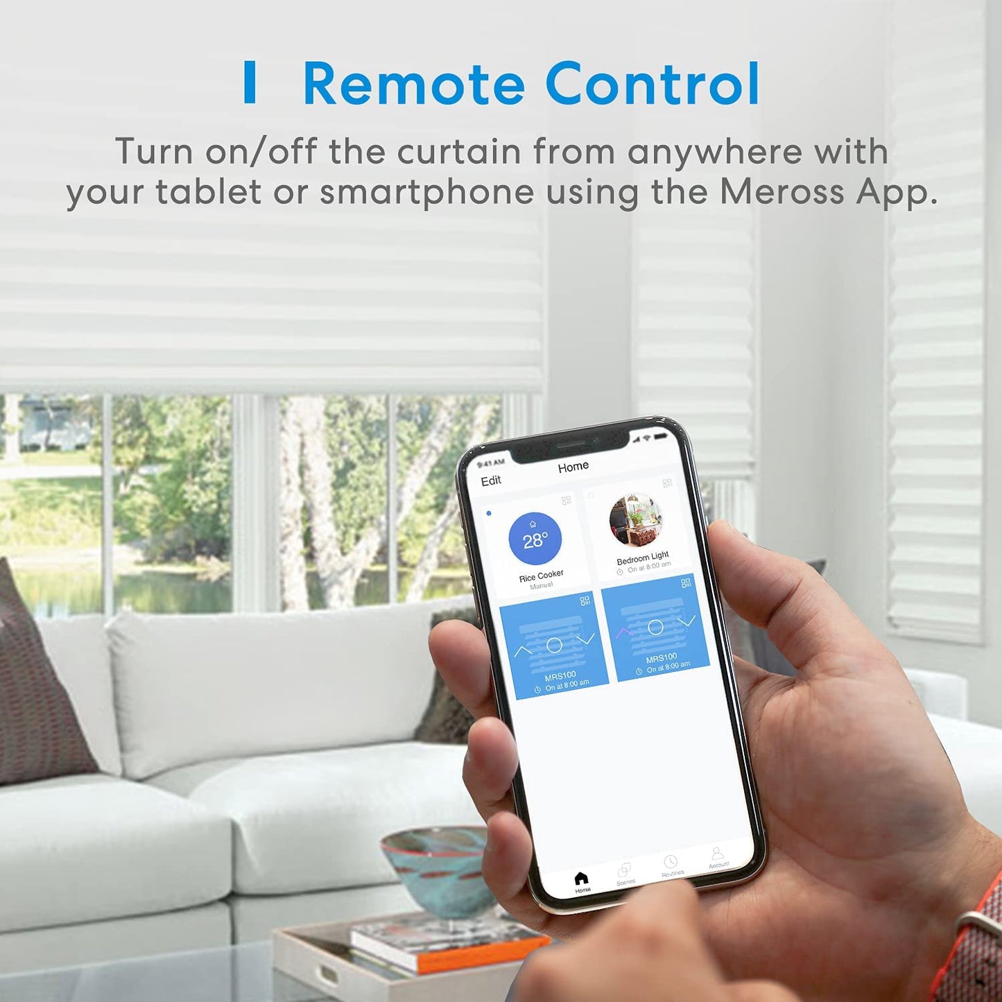 Meross Smart Wi-Fi Roller Shutter - smart switch for your roller blinds