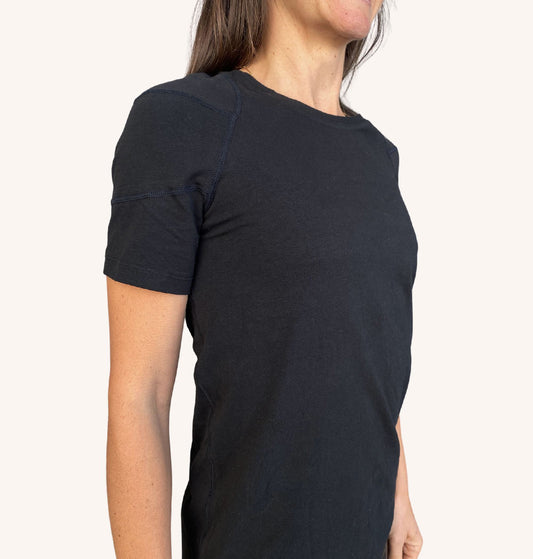 ALIGNMENT POSTURE T-SHIRT COTTON WOMAN - supports an upright posture