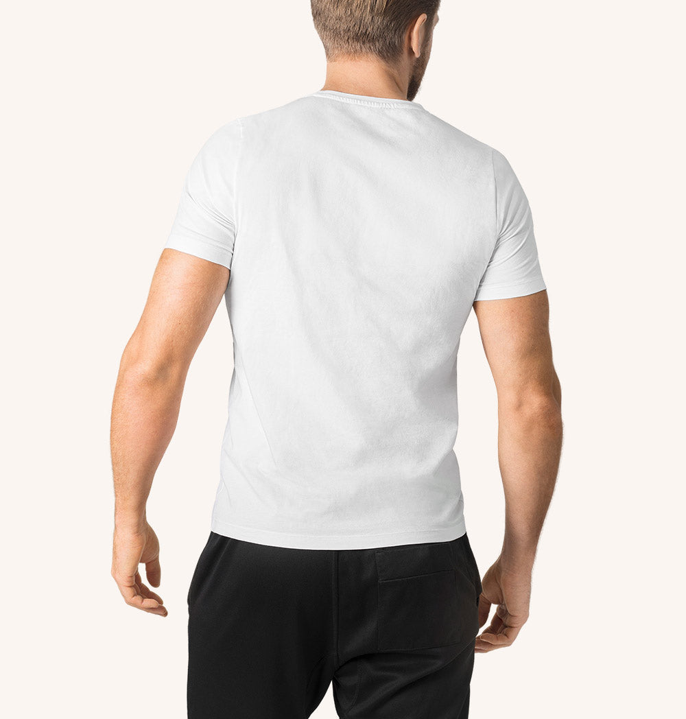 ALIGNMENT POSTURE T-SHIRT COTTON MAN - supports an upright posture