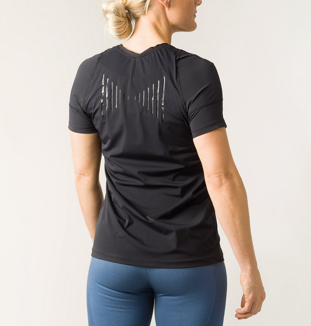 REMINDER POSTURE T-SHIRT WOMAN - erinnert Sie an eine aufrechte Haltung